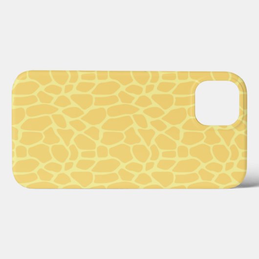 Gele Giraffe Print Case-Mate iPhone Case (Achterkant (horizontaal))