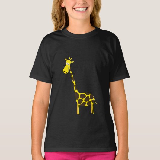 Gele Giraffe T-shirt (Voorkant)