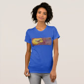 gele gitaar t-shirt (Voorkant volledig)
