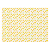 Gele glinkgo Leaf Pattern Tafelkleed (Voorkant (Horizontaal))