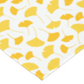 Gele glinkgo Leaf Pattern Tafelkleed (Gekanteld)