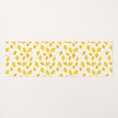 Gele glinkgo Leaf Pattern Yogamat (Achterkant (horizontaal))