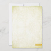 Gele Glitter Kijk Bachelorette Kaart (Achterkant)