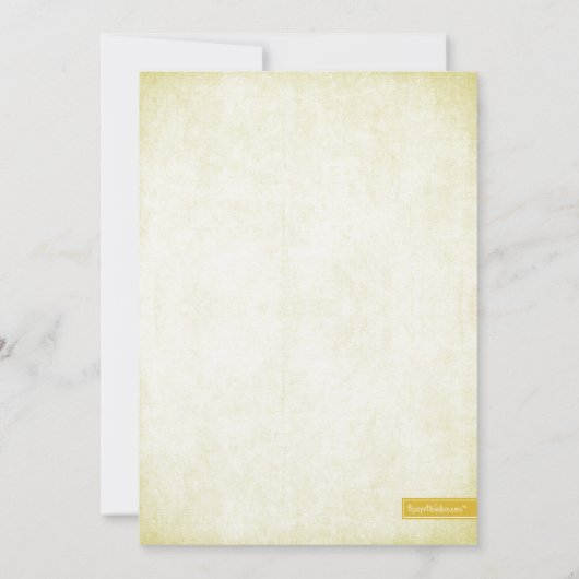 Gele Glitter Kijk Bachelorette Kaart (Achterkant)