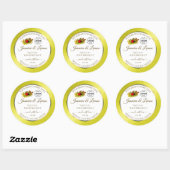 Gele Glitter White Product Labels Ladybug Logo (Vel)