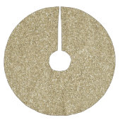 Gele Glitz Glitter Kerstboom Rok (Voorkant)