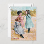 Gele gloed op kin betekent dat je van boter houdt briefkaart (Voorkant / Achterkant)