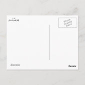 Gele gloed van Aspen Briefkaart (Achterkant)
