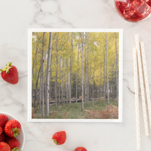 Gele gloed van Aspen Servet