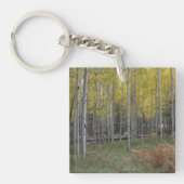 gele gloed van de espen sleutelhanger (voorkant)