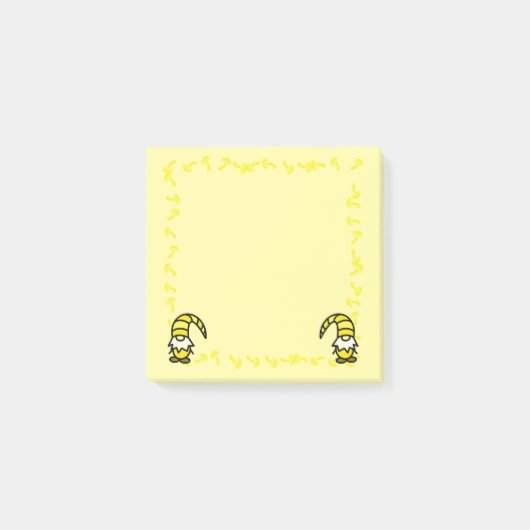 Gele Gnome Post-it Briefjes Post-it® Notes (Voorkant)