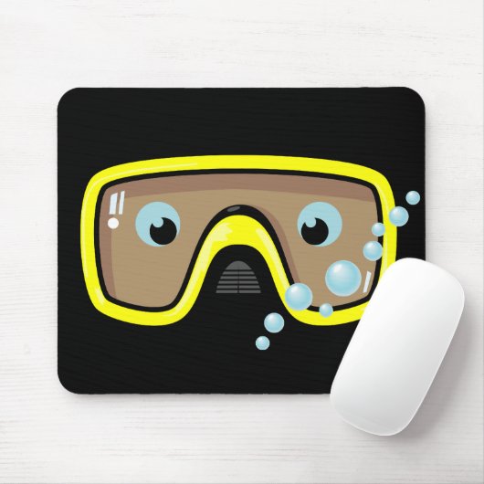 Gele Goggles Muismat (Met muis)