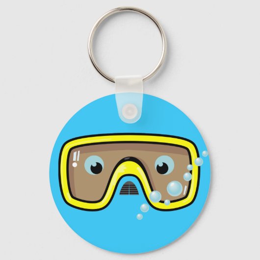 Gele Goggles Sleutelhanger (Voorkant)