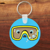 Gele Goggles Sleutelhanger (Voorkant)