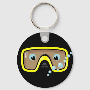 Gele Goggles Sleutelhanger