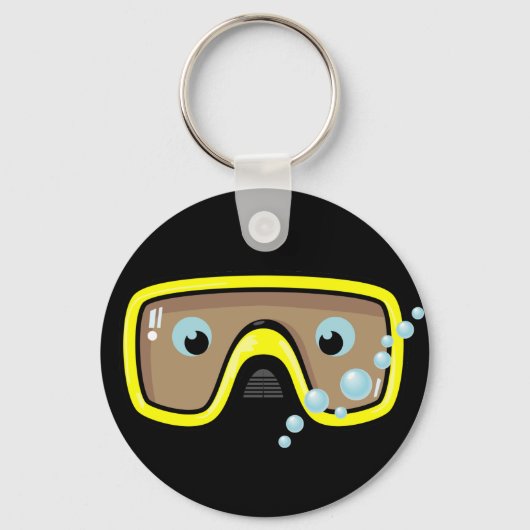 Gele Goggles Sleutelhanger (Voorkant)