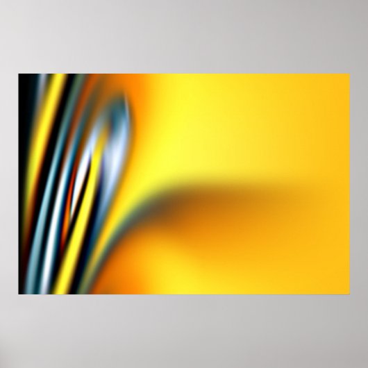 gele golf poster (Voorkant)