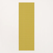 Gele golvenpatroon yogamat (Voorkant)