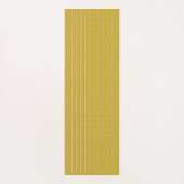 Gele golvenpatroon yogamat (Achterkant)