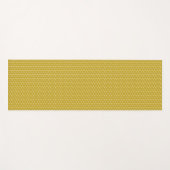 Gele golvenpatroon yogamat (Voorkant (horizontaal))