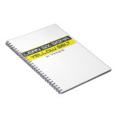 Gele gordel in opleiding notitieboek (Rechterzijde)