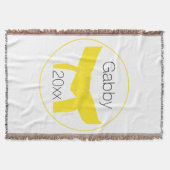 Gele gordel voor martiumarts deken (Voorkant)