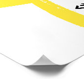 Gele gordel voor martiumarts poster (Hoek)