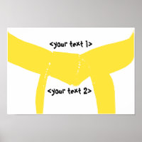 Gele gordel voor martiumarts