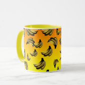 Gele gouden bananen, mok (Voorkant links)