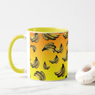 Gele gouden bananen, mok