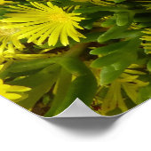 Gele gouden bloemen voor Plant Poster (Hoek)