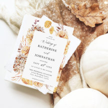 Gele gouden Floral bruiloft