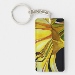 Gele gouden sleutelhanger voor de galarij van de S