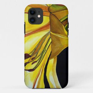 Gele gouden Splendor lily original art Case-Mate iPhone Case