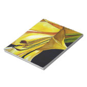 Gele gouden Splendor lily original art Notitieblok (Linkerzijde)