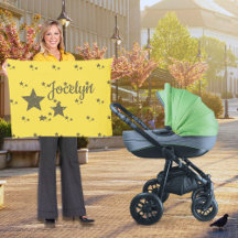 Gele gouden sterren Aangepaste kleine rugzak