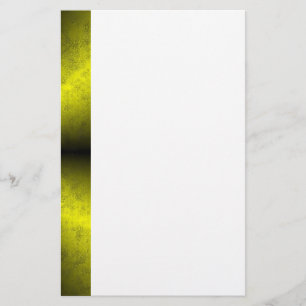 Gele gouden zwarte regenboog in Leatheroptik Briefpapier