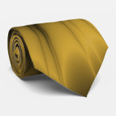 Gele goudexplosie-Stropdas Stropdas (Opgerold)