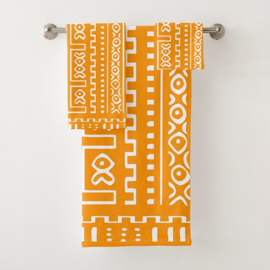 Gele goudhanddoekset bad handdoek (Insitu)