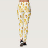 Gele Goudhoningbijen Leggings (Achterkant)