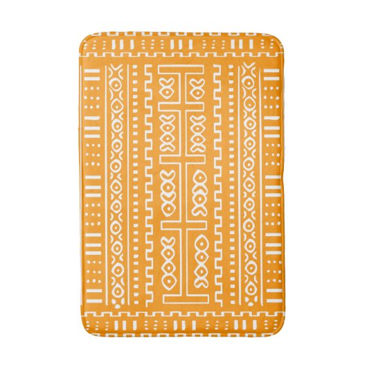 Gele goudmuddoek Bath Mat (Voorkant Verticaal)