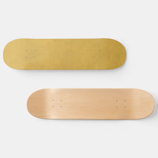  gele goudpapieren stroomgebied skateboard (Horizontaal)