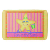 Gele goudvis in Sun Beach Custom Mat (Voorkant)