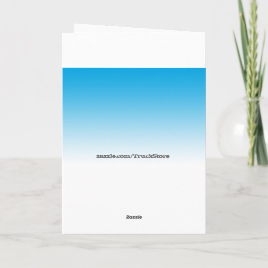 Gele Graaf 6de Verjaardag Kaart (Achterkant)