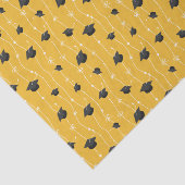 Gele gradatiekappen en lint tissuepapier (Detail)