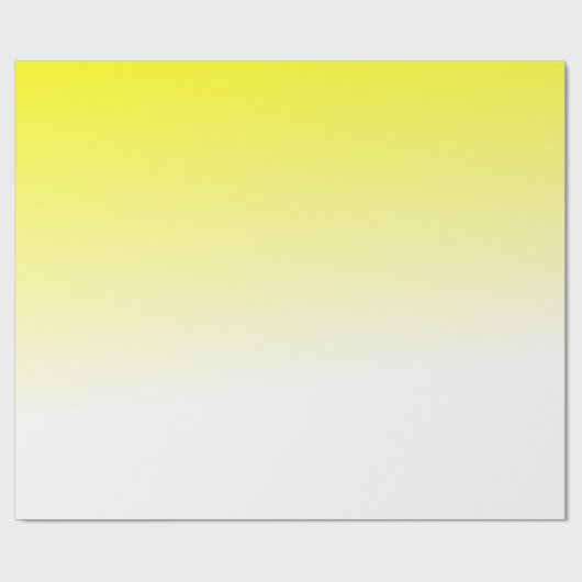 Gele gradiënt cadeaupapier (Vlak)