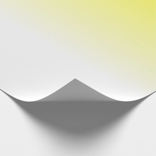 Gele gradiënt cadeaupapier (Hoek)