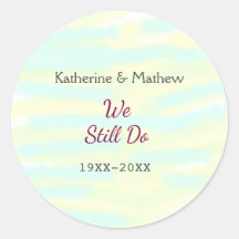 Gele greenpastel Gelofte vernieuwing jubileum wate