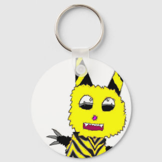 Gele Gremlin Sleutelhanger