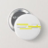 Gele grijze blokken Abstracte kunst Ronde Button 5,7 Cm (Voorkant /achterkant)